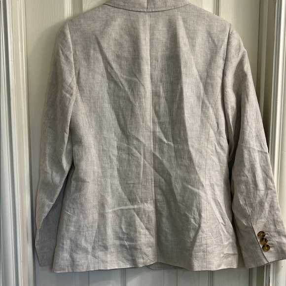 Talbots Blazer Women Size 8 Cream - Picture 7 of 7